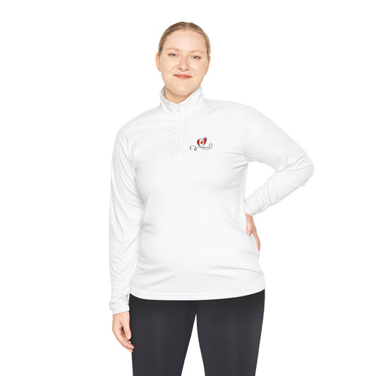 Proudly Canadian Unisex Quarter-Zip Pullover