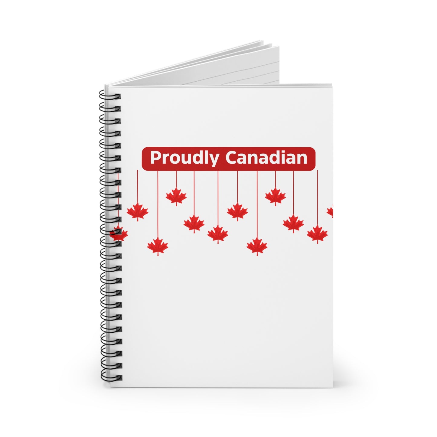 Proudly Canadian 2 Spiral Notebook - Ruled Line