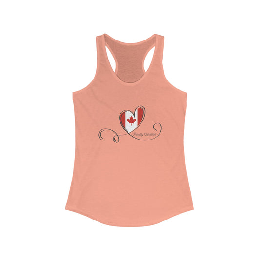 Proudly Canadian Women's Ideal Racerback Tank