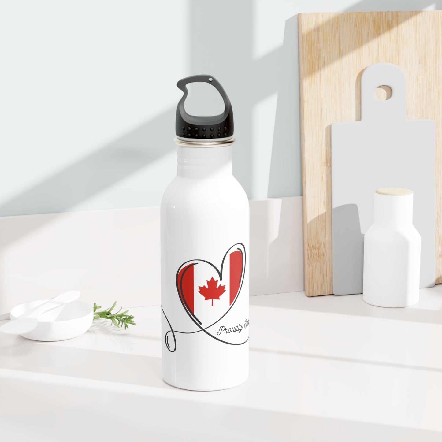 Proudly Canadian Stainless Steel Water Bottle