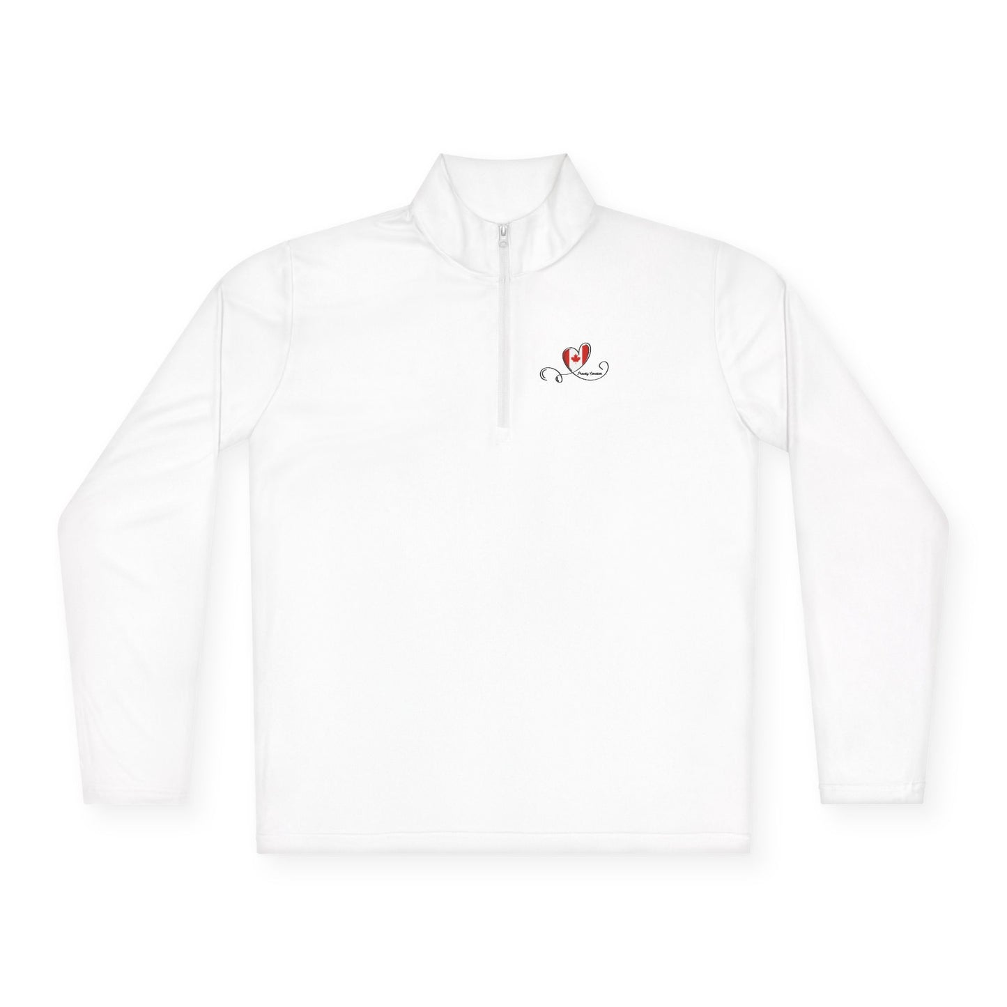 Proudly Canadian Unisex Quarter-Zip Pullover
