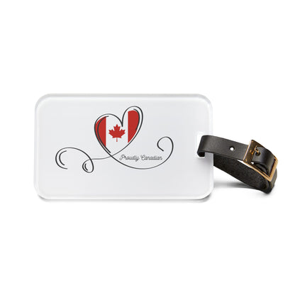 Proudly Canadian Luggage Tag