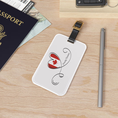 Proudly Canadian Luggage Tag