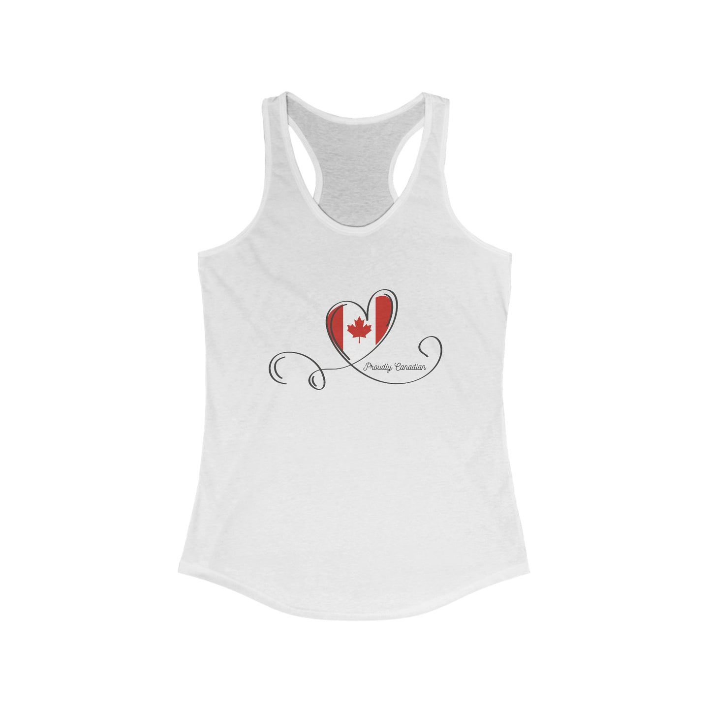Proudly Canadian Women's Ideal Racerback Tank