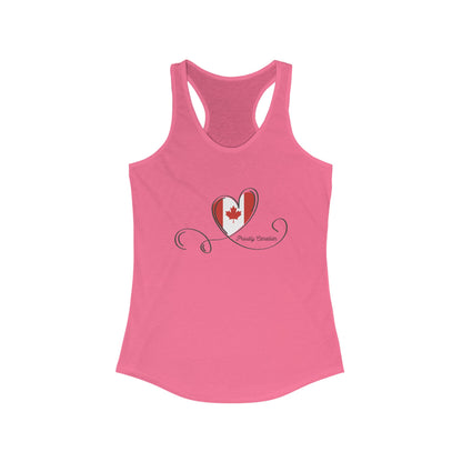Proudly Canadian Women's Ideal Racerback Tank