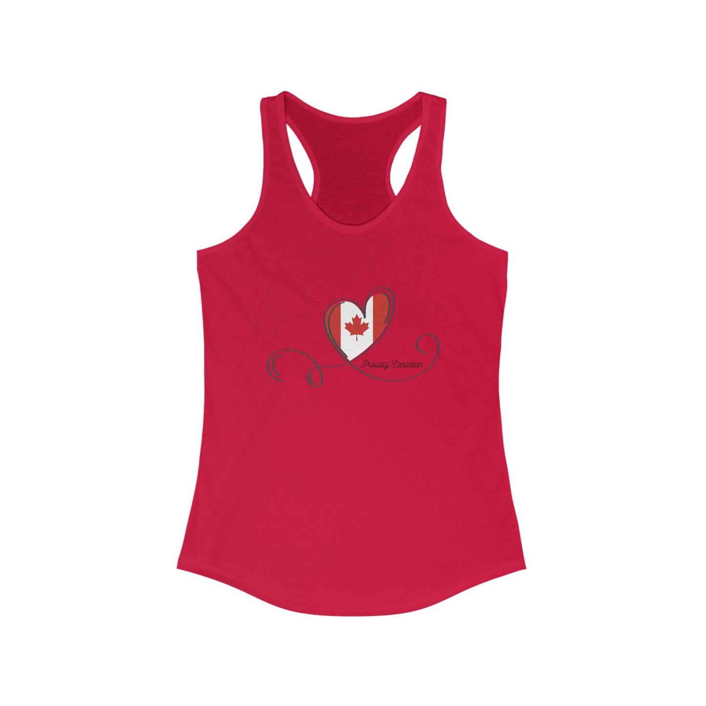 Proudly Canadian Women's Ideal Racerback Tank