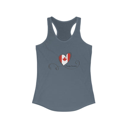 Proudly Canadian Women's Ideal Racerback Tank