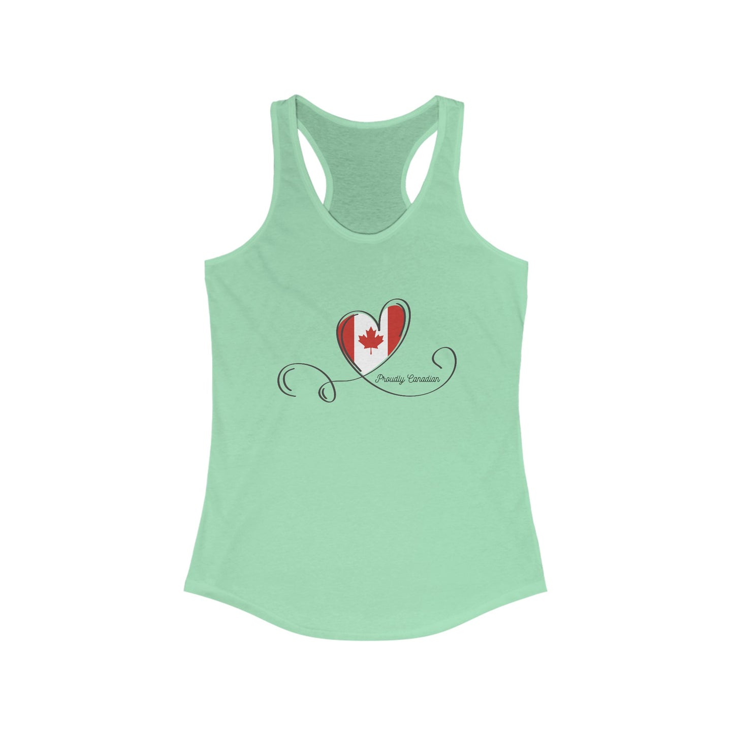 Proudly Canadian Women's Ideal Racerback Tank