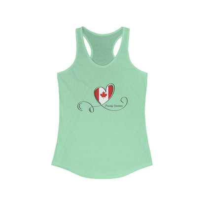 Proudly Canadian Women's Ideal Racerback Tank